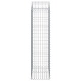 thumbnail of vidaXL Gabione mit Hochbogen 100x50x180/200 cm Verzinktes Eisen