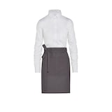 thumbnail of BRUSSELS - Short Recycled Bistro Apron with Pocket: One Size / Natural