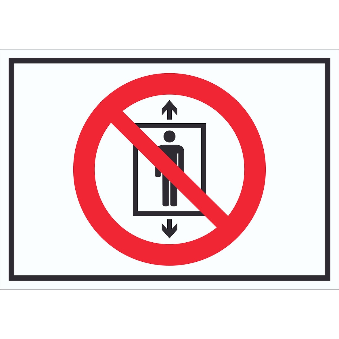 Personenbeförderung verboten Symbol Schild A0 Rückseite selbstklebend