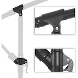 thumbnail of UAC Ampelschirm Sonnenschirm  Ø 300 cm, mit Kurbel, UV-Schutz bis UPF 50+, robuste(s) Schirmrippen Fußkreuz, Kurbelschirm, Taupe