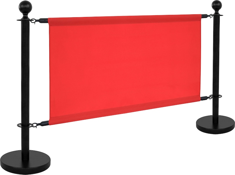 Rood doek voor terrasafscheiding 100x69cm | Makro