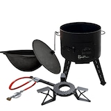 thumbnail of Utschak mit Kazan 16 L aus Gusseise Gasbrenner Feuerofen Set