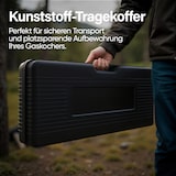 thumbnail of EVOCAMP Gaskocher 2-flammig mit Piezozündung - für Gaskartuschen MSF-1a 227g, ohne Gaskartuschen