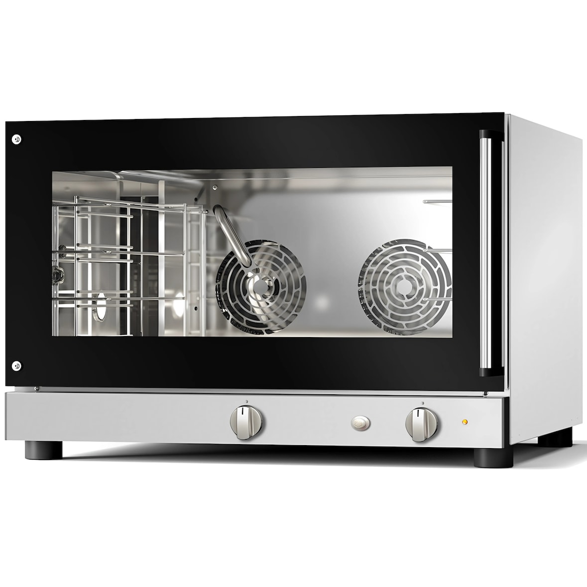 Forno elettrico professionale per pane a 4 teglie 600x400 mm per la ristorazione. Forno industriale per panetteria e pasticceria.