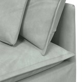 thumbnail of vidaXL Modulares Sofa mit Kissen Samt Hellgrau