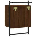 thumbnail of vidaXL Wand-Nachttisch Braun Eiche 40x30x61 cm Holzwerkstoff