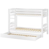 thumbnail of Etagenbett Kiefer waschweiß 90x200 mit Rollrost Bettkasten Kinderstockbett Hohes Bett 60.10-09WS7