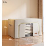 thumbnail of Joybos - Maxi-Set mit 2 Aufbewahrungsboxen für Kleidung, 66 + 100 l, faltbar, aus Textilmaterial