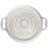 thumbnail of Cocotte Redonda Staub De 18 Cm, 1.7 L, Color Blanco Trufa