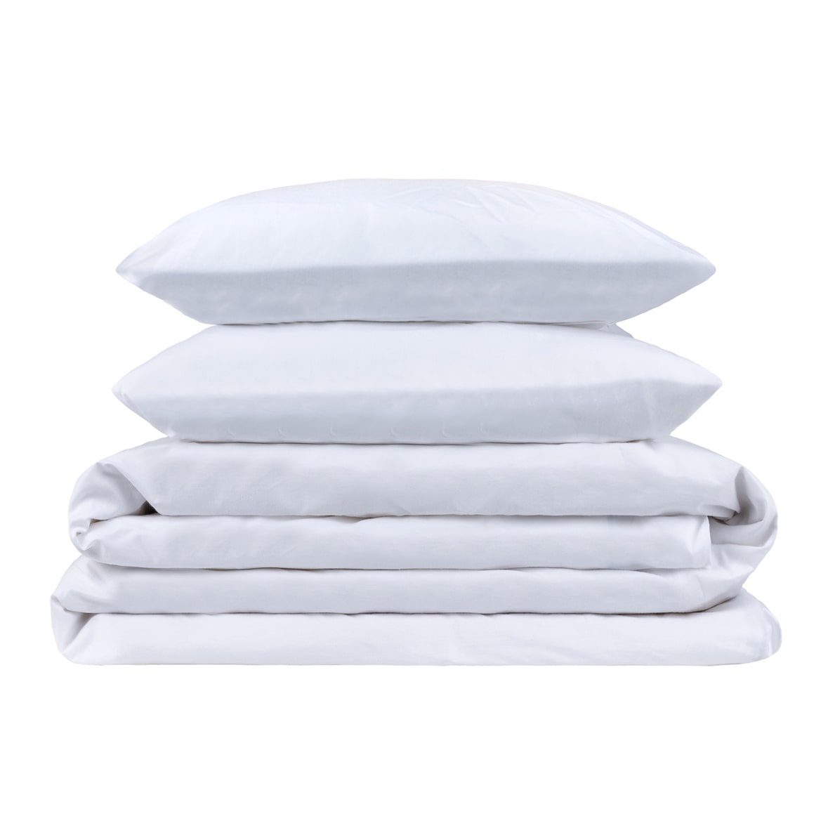 Juego Funda Nórdica y Almohada 180 x 190 cm | Pack Hotel | PIKOLIN HOME | Blanco | 100% Algodón 200 hilos