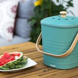 thumbnail of HMF Nachhaltiger Biomülleimer Küche, Geruchsdichter Komposteimer mit Deckel, 3 Liter, Beige