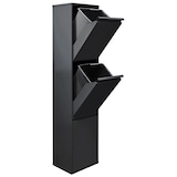thumbnail of ARREGUI Basic CR306-B Stalen afval- en recyclingbak met 3 bakken, recyclingkast, 3 x 17 L (51 L), zwart