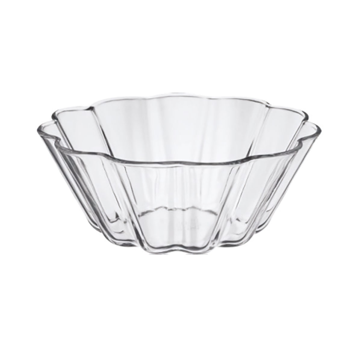 BORCAM Paquet de 6 moules à flan 22 cm. Verre