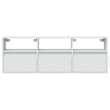 thumbnail of vidaXL TV-Wandschrank mit LED-Beleuchtung Weiß 130x31x45 cm