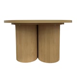 thumbnail of Tavolino rotondo 80 cm in legno nero scandinavo
