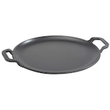thumbnail of Victoria Plancha Cocina para Pizza Hierro Fundido Esmaltado Inducción Sartén 25cm Fuego, Barbacoa, Horno, VIC-38328, Negro