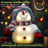 thumbnail of Leuchtender Schneemann 24 cm LED Weihnachtsdeko batteriebetrieben