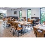 thumbnail of Pied de table de brasserie 55x40 en métal noir Rosane