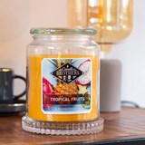 thumbnail of Tropical Fruits Duftkerze Candle Brothers, Kerze im Glas, 2 Dochte, 510g, 100h Brenndauer, Raumduftkerze