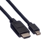 thumbnail of ROLINE Mini DisplayPort Kabel, Mini DP - HDMI, M/M, zwart, 4,5 m
