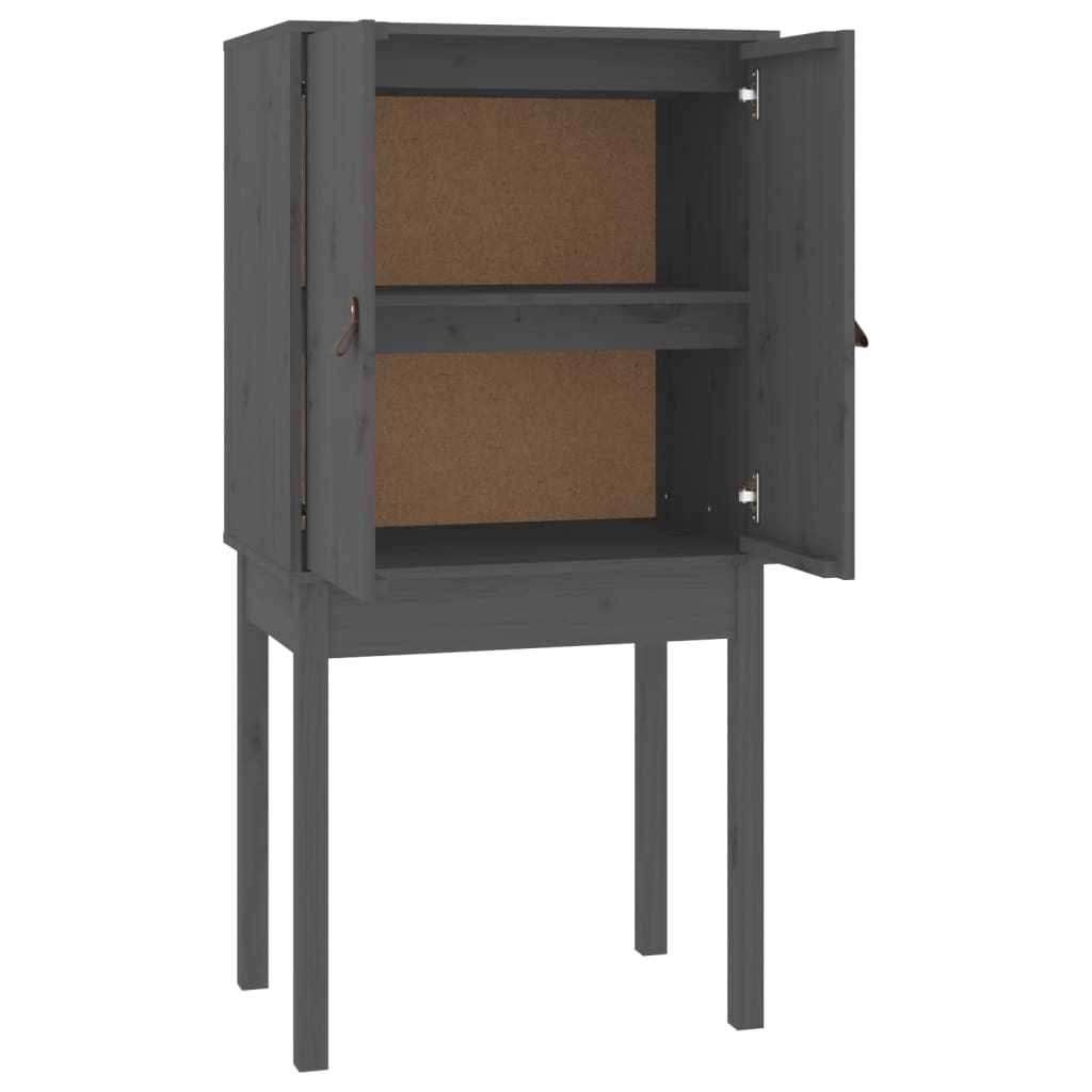 Helloshop26 - Aparador cómoda armario mueble de almacenaje organizador cocina salón alto 60 x 40 x 120 cm madera maciza de pino 02_0034228