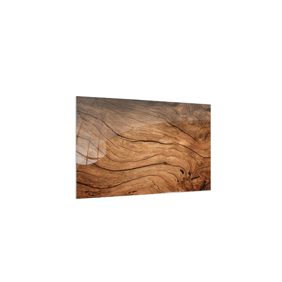 ALLboards Lavagna IN VETRO MAGNETICA CON STAMPA MOTIVO LEGNO VECCHIO 60X40