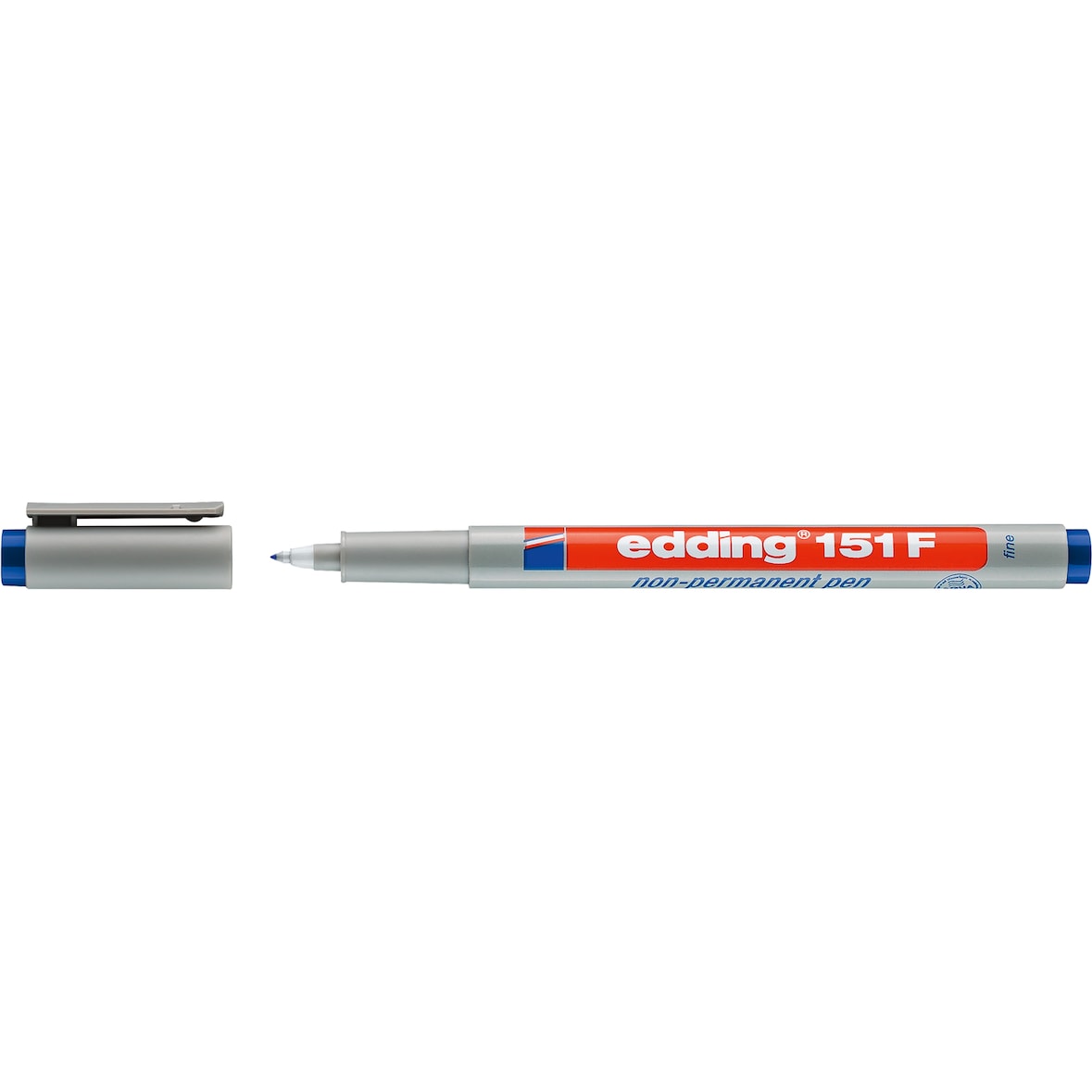 edding 4-151003 Folienschreiber 151 F non-permanent blau