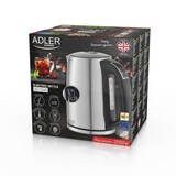 thumbnail of Adler AD 1340 Edelstahl-Wasserkocher 1,7L  mit Temperatureinstellung