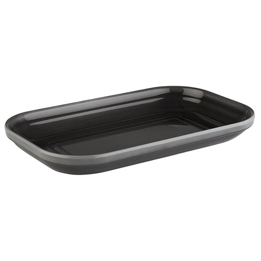 Servierplatte GN 1/4 EMMA Grau aus Melamin