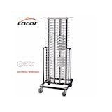thumbnail of Lacor carro porta platos con ruedas para hostelería profesional, hasta 100 platos de 28 cm 66550