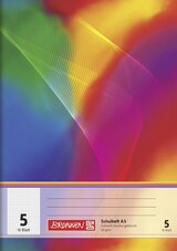 thumbnail of Schulheft A5 Lineatur 5 16 Blatt mehrfarbig
