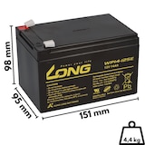 thumbnail of Ersatz-Akku 12V 14Ah für elektrische Kehrmaschine Haaga 677 und 697 Profi-Line