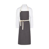 thumbnail of SANTORINI - Contrasted Bib Apron with Pocket: One Size / Burgundy