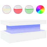thumbnail of vidaXL Couchtisch mit LED-Leuchten Weiß 90x50x40 cm