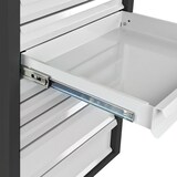 thumbnail of PROREGAL Schubladenschrank Kobra mit 8 Schubladen | HxBxT 90x71x55cm | Anthrazitgrau/Lichtgrau