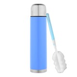 thumbnail of GRÄWE Isolierflasche inkl. Reinigungsbürste, 1 Liter, mit Drehverschluss, hellblau, matt