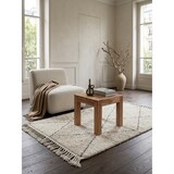 thumbnail of Massivholz-Tisch `Nako`: Handgefertigt, 45x40x45 cm, Akazienholz, 50kg Belastbarkeit. Beige, 45x45x40 cm | Kadima Design