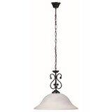 thumbnail of Candeeiro de suspensão DOROTHEA E27 máx. 60 Watt Preto Branco Metal Vidro Alabastro LE501