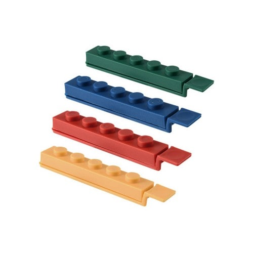 Lego-Taschenclips im 4er-Pack