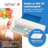 thumbnail of GENIE LA 400 A3 Laminiergerät Heißlaminierung  bis DIN A3 inkl. 5 Folien