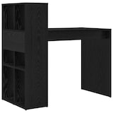 thumbnail of vidaXL Schreibtisch mit Regal Schwarz Eichen-Optik 108 x 55 x 103.5 cm
