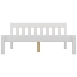 thumbnail of Doppelbett Futonbett Ehebett weiß Kiefer massiv 160x200 Matratze Rollrost 60.38-16 W M