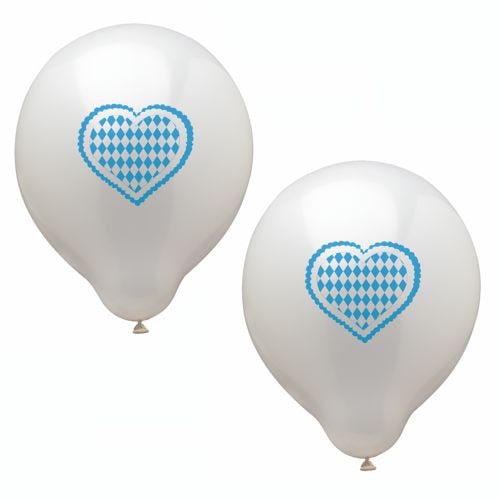 20 Luftballons Oktoberfest Herz Ø 25 cm