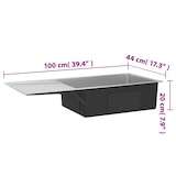 thumbnail of Lavello Da Cucina Lavorato A Mano In Acciaio inox