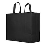 thumbnail of MONOUSO - Große Vliesstofftasche PREMIUM Schwarz 45+20x40cm (25 Stück)