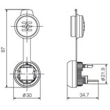 thumbnail of Weidmüller Kupplung RJ445 IE-FCM-RJ45-C 1018790000