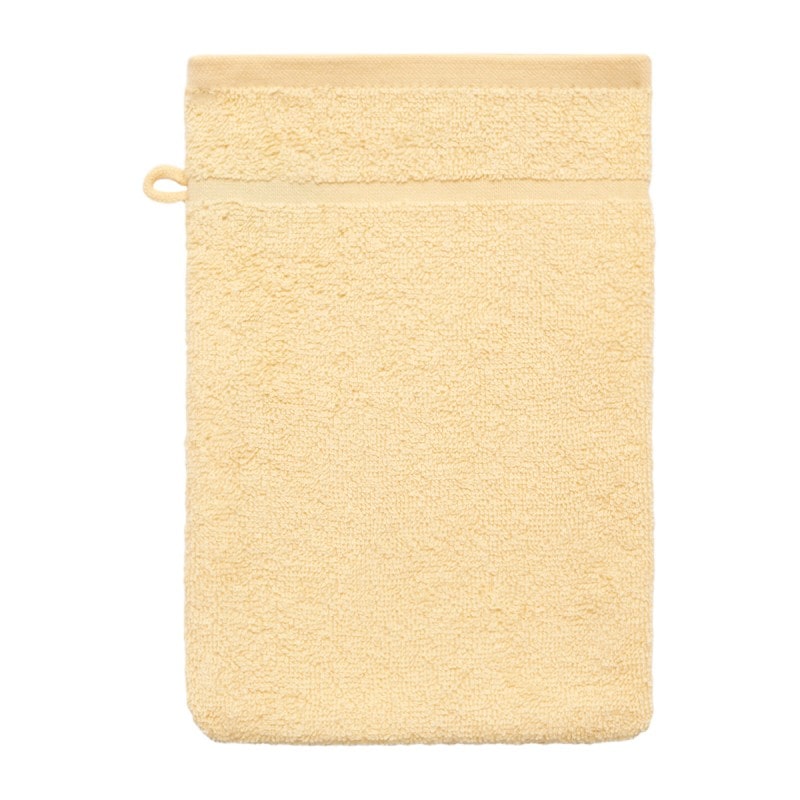 Pack de 20 Gants de toilette jaune 17 x 24 cm Manhattan - LTITEX