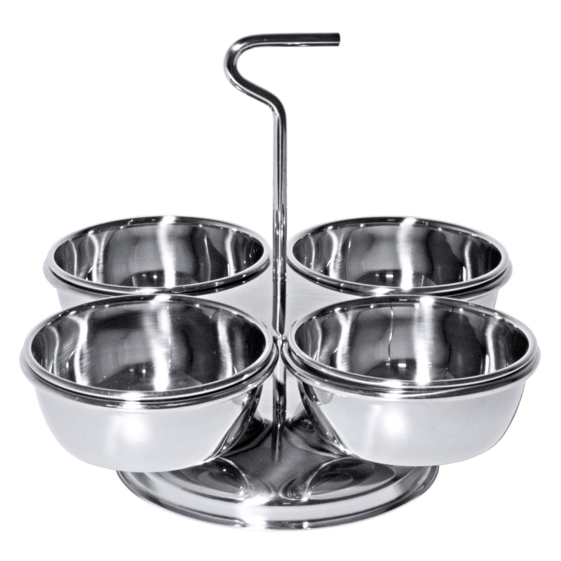 Contacto Dip-Schalenset 18/10, 4 Schalen