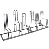 thumbnail of Fahrradständer für 6 Fahrräder höhenversetzt 210 x 75,5 cm Stahl feuerverzinkt grau 2x3 Bodenparker Reihenparker
