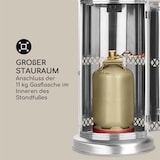 thumbnail of Goldflame Deluxe Terrassenheizstrahler 36.000BTU/11kW mobil Edelstahl Silber-Metallic
